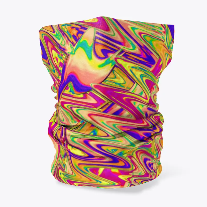 Psychedelic Colorful Neon Abstract Art