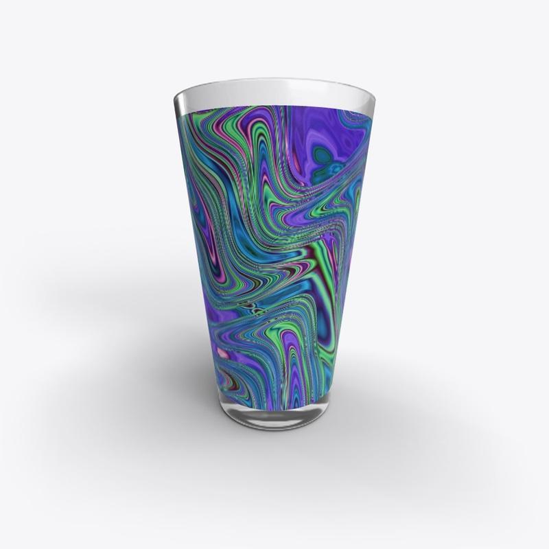 Colorful Swirly Squiggly Abstract Art