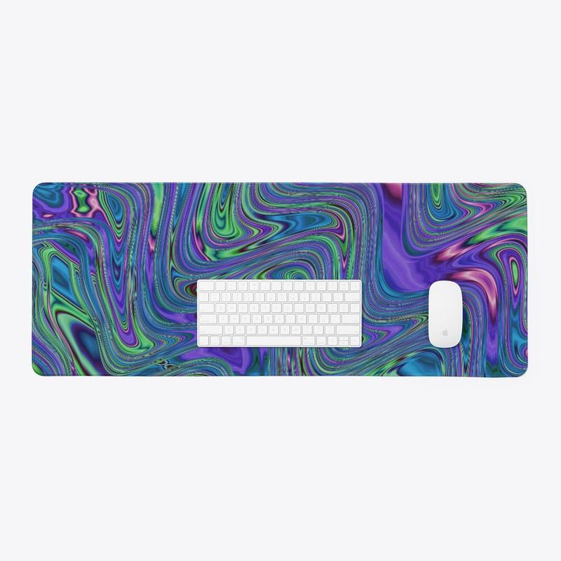 Colorful Swirly Squiggly Abstract Art