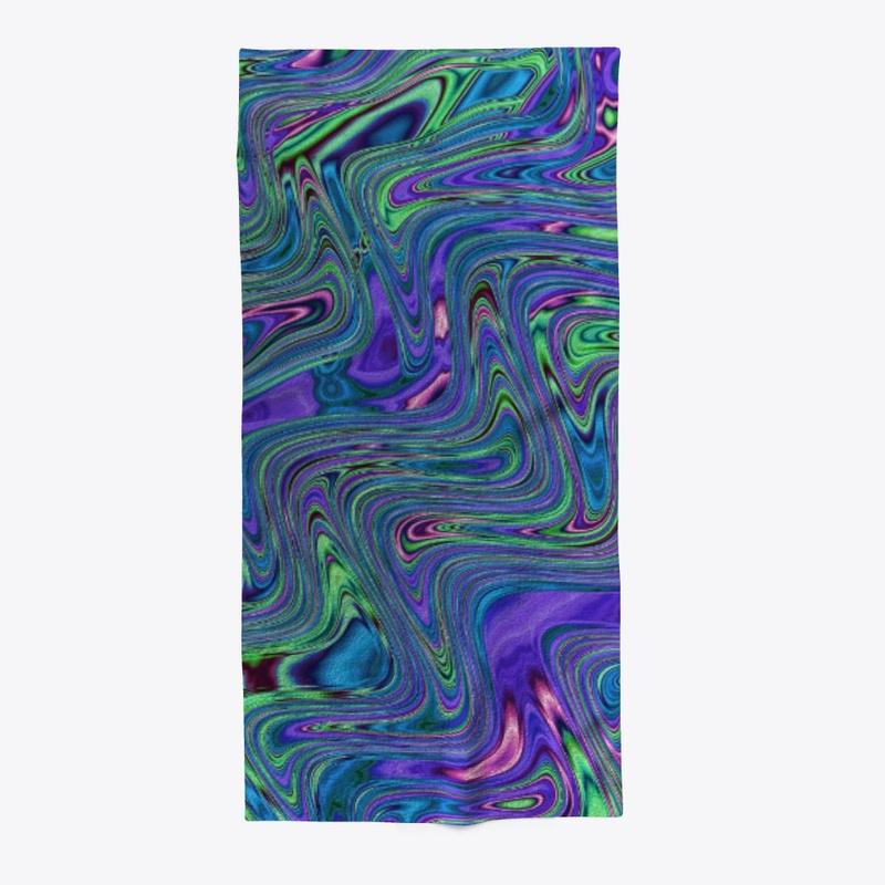 Colorful Swirly Squiggly Abstract Art