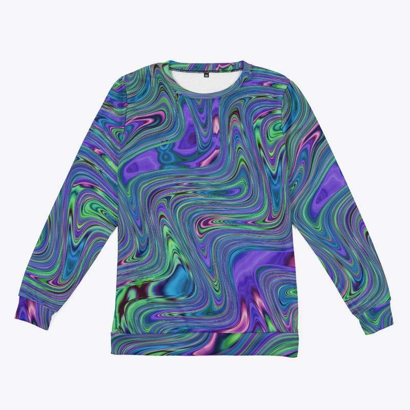 Colorful Swirly Squiggly Abstract Art