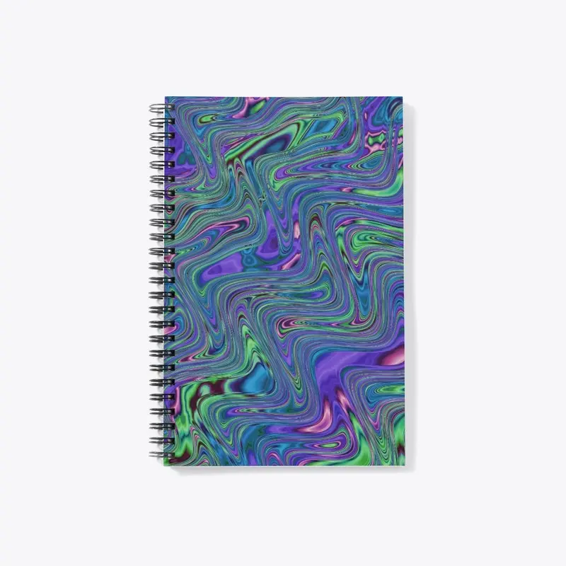 Colorful Swirly Squiggly Abstract Art