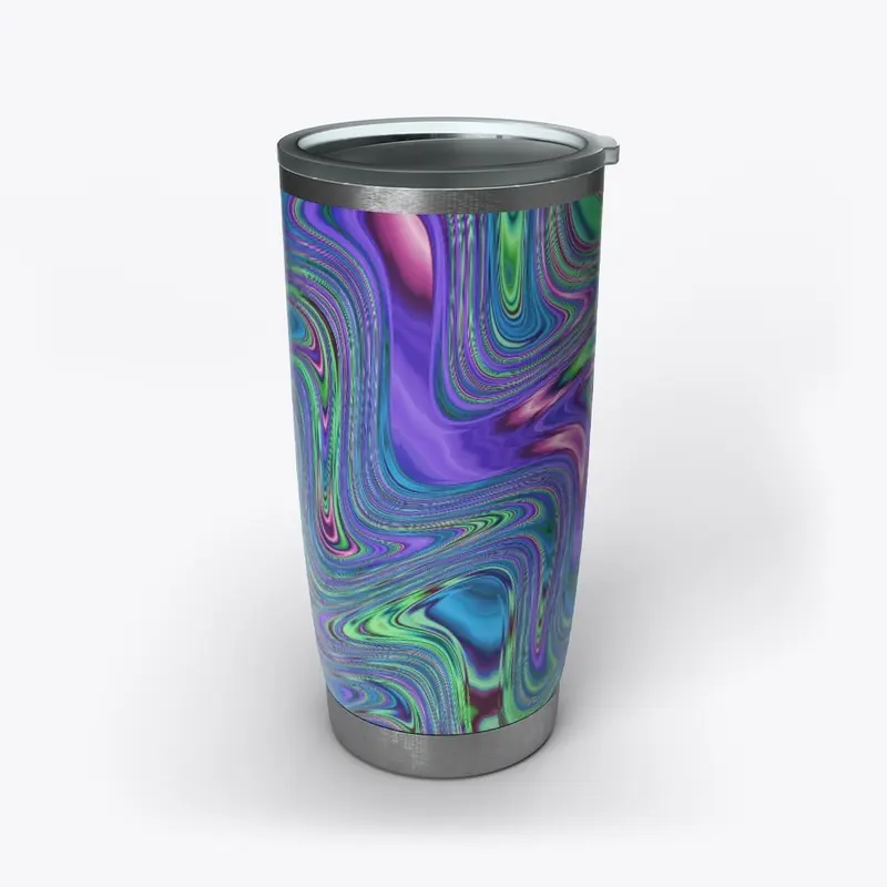 Colorful Swirly Squiggly Abstract Art