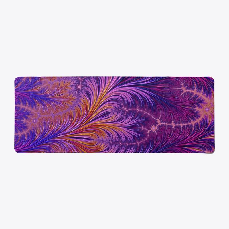 Boho Funky Abstract Feather Fractal